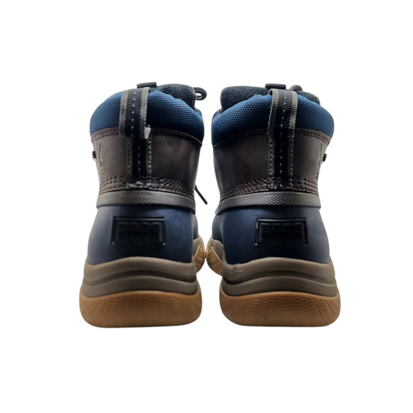 Bass Outdoor Womens Blue Brown Field Duck Waterproof Mid Boot Size 8 - Picture 3 of 5